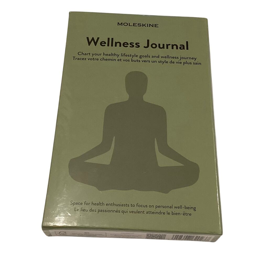 NEW ! Moleskine Wellness Journal Hardcover 5 x 8.25" NWT